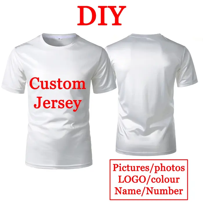 T-Shirt Personnalisé en Tissu Polyester, Confortable, Respirant, PVD, de Haute Qualité, Unisexe, à l