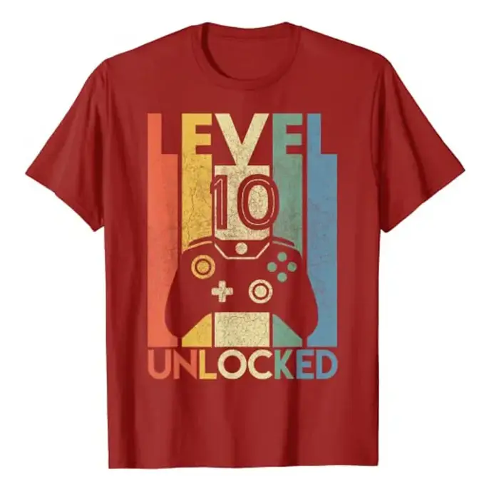 T-shirt graphique de joueur vidéo drôle pour garçons