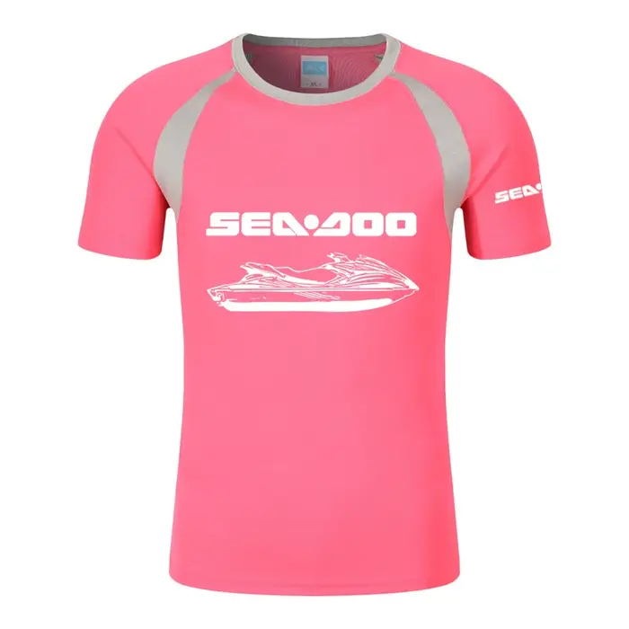 Sea Doo Seadoo Moto hommes nouveau imprimé à la mode été T-shirt coton Raglan à manches courtes col rond haut vêtements