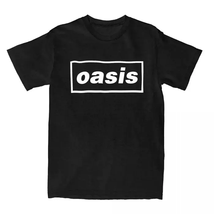 O-Oasis Rock Band T-Shirts pour hommes femmes Albums de musique britanniques