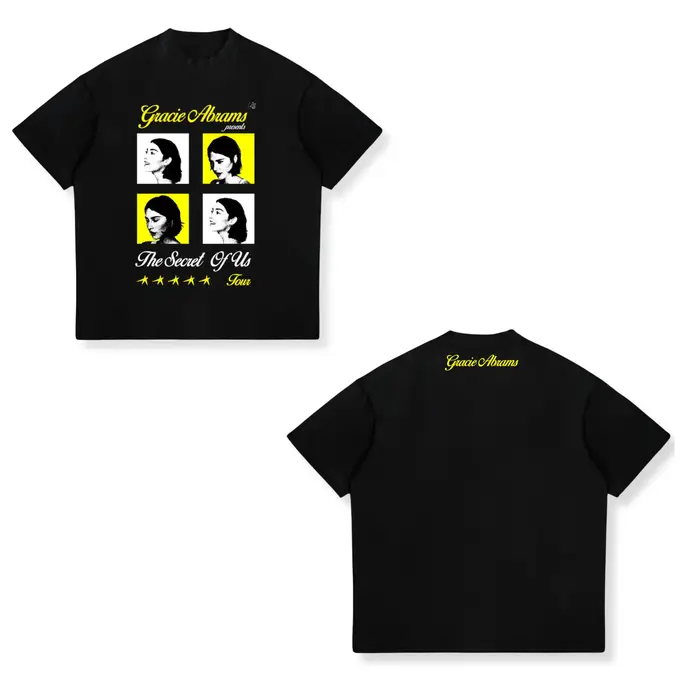 Gracie Abrams The Secret of Us Tour 2024 T-shirts graphiques pour hommes et femmes