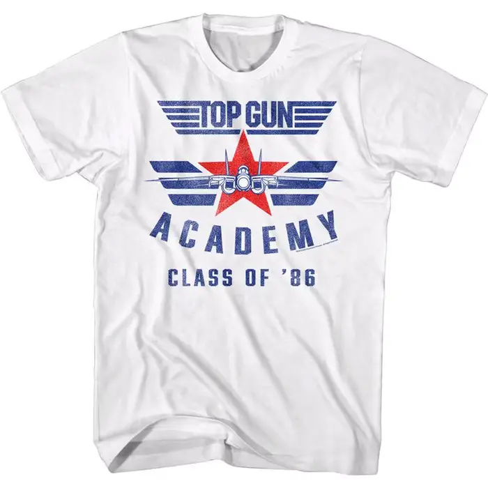 Top Gun Academy classe de 86 t-shirt homme marine chasseur Jet pilote Tomcat Maverick