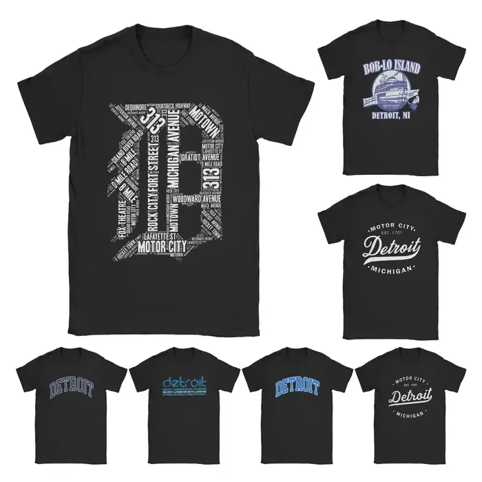 Detroit Graphic D T-shirt pour hommes