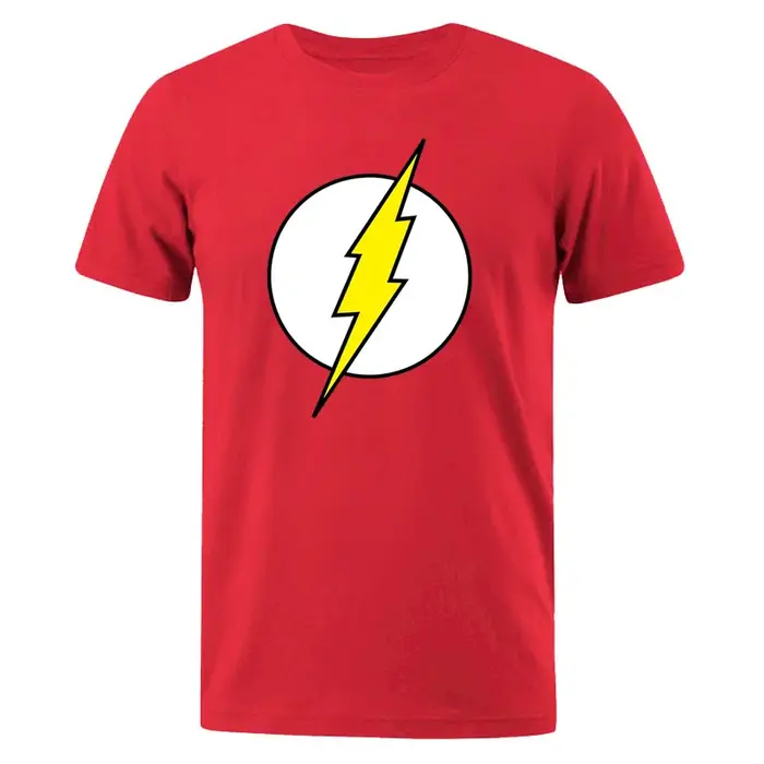 T-SHIRT en coton avec impression de la foudre pour homme
