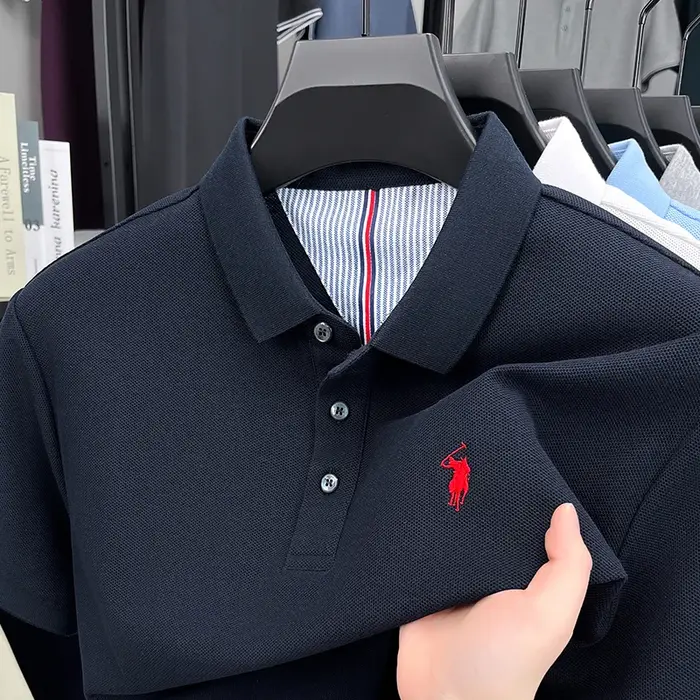 Polo à manches courtes pour homme de marque haut de gamme