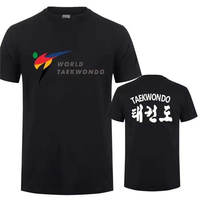 WTF T-shirt Taekwondo Federation pour hommes