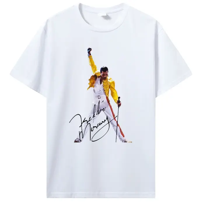 Freddie Mercury T-shirt surdimensionné à manches courtes