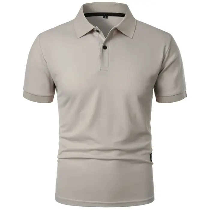 Polo de couleur unie pour hommes