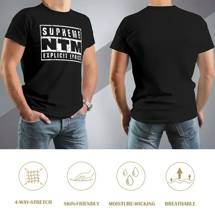 T-shirt court NTM pour hommes