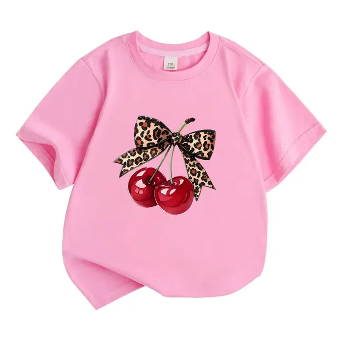 T-shirt pour enfants, T-shirts à manches courtes pour filles