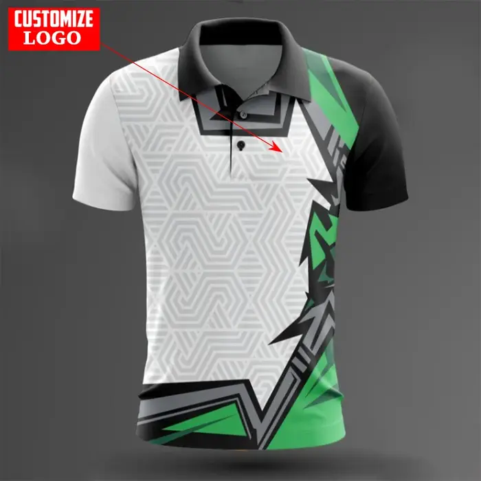 T-shirt Polo de Sport de Tennis de Table d'Extérieur pour Hommes