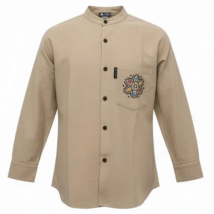 Nomad Sari Kathmandu Shirt - Stone - XL