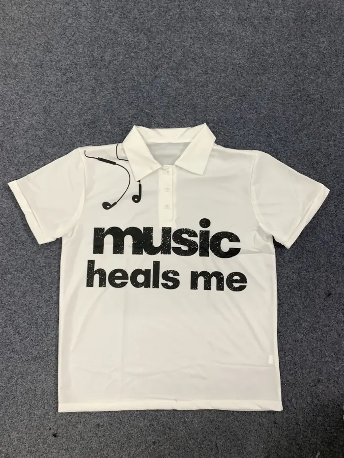 T-shirt Y2K américain décontracté à col polo, simple et tendance, polyvalent pour les trajets quotid