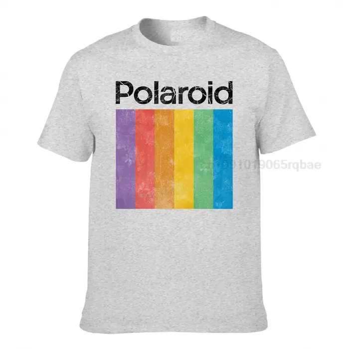 POLAROID t-shirt appareil Photo photographie instantanée rétro Vintage Logo Look années 70 80