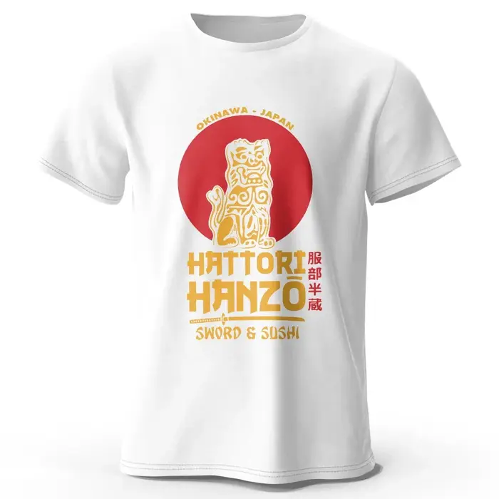 Hattori Hanzo imprimé 100% coton classique Harajuku T-Shirt pour hommes femmes vêtements de sport ha