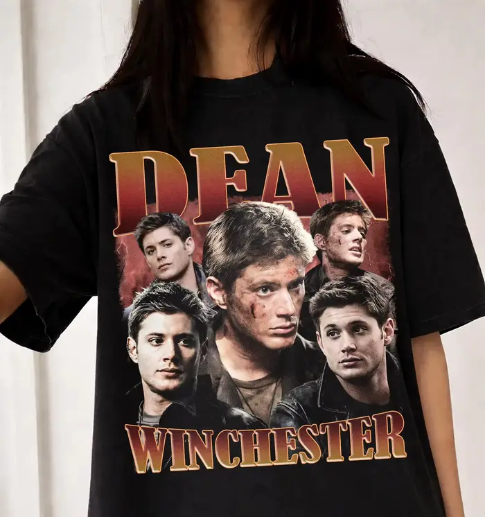 Chemise vintage Dean Winchester, t-shirt graphique Supernatural Winchester Comfort Colors