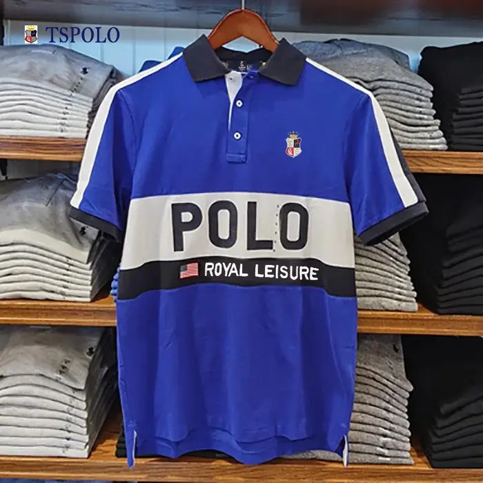 Polo d'affaires pour hommes drapeau des états-unis 2025 Golf haute qualité