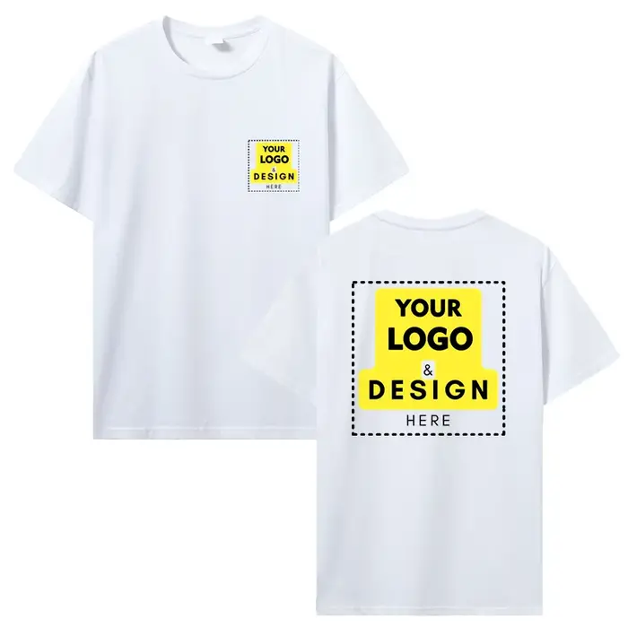 Votre conception ici t-shirts coton T-Shirt personnalisé faire