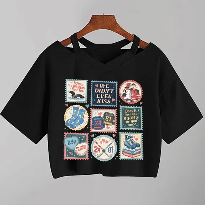 T-shirt Crop Top Heated Rivalry Rozanov & Hollander Ilya
