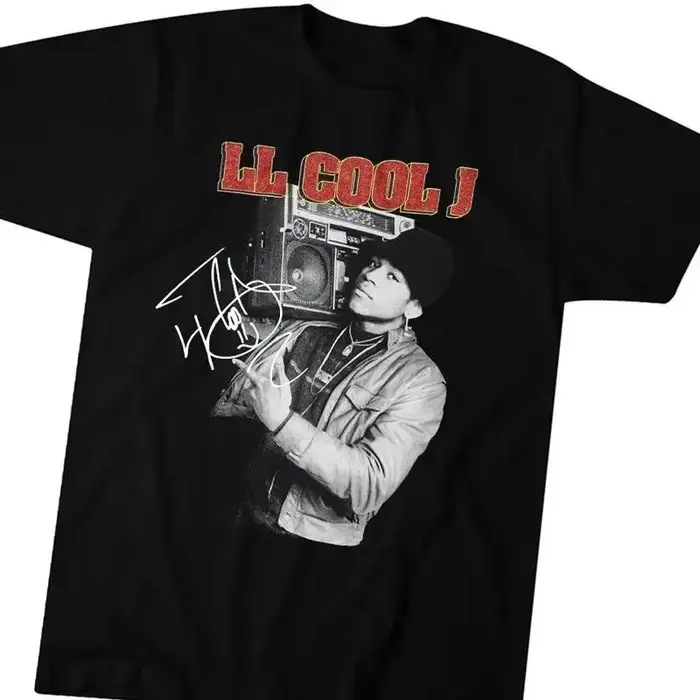 Vente Vtg Ll Cool J Hip Hop musique coton lourd noir toutes tailles t-shirt