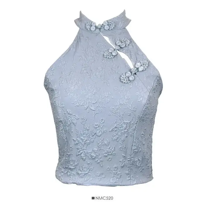 Débardeur dos nu pour femme, style chinois, culture irrégulière élégante, mode d'été vintage, vêteme