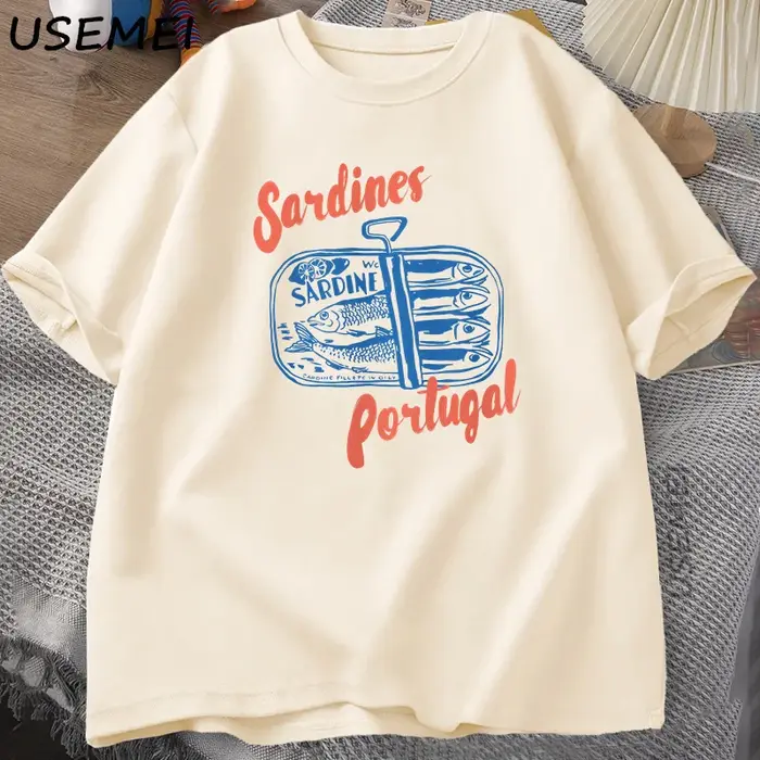 Sardines poisson étamé T-Shirt Portugal