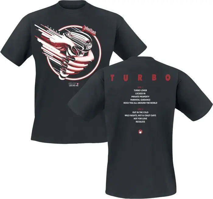 T-shirt British Steel Hand Judas Priest pour hommes et femmes
