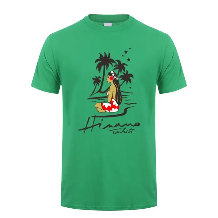 Hinano Tahiti bière t-shirt été hommes coton à manches courtes T-shirts Hinano Tahiti homme hauts t-