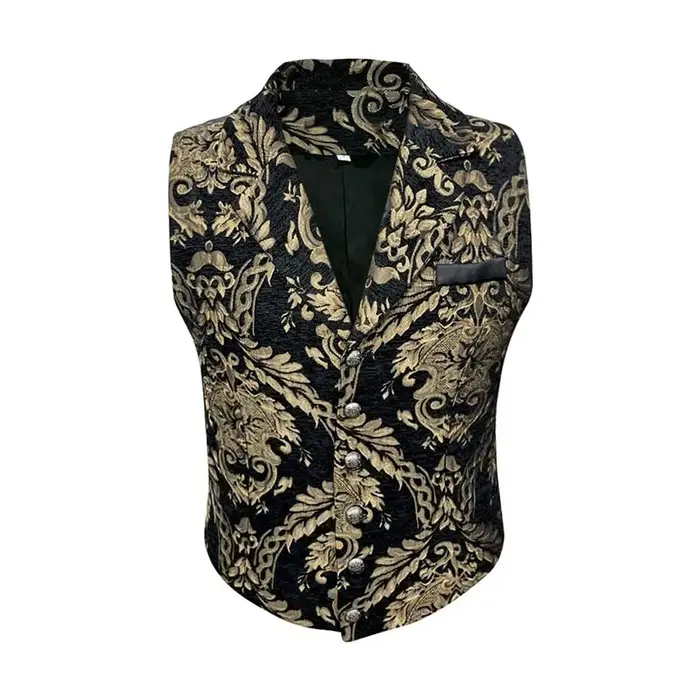Gilet Homme Tendance Style Coréen à Bouton Unique