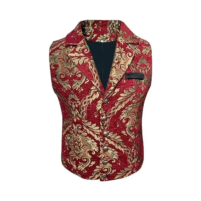 Gilet Homme Tendance Style Coréen à Bouton Unique, Veste Sans Manches Automne Hiver, Coupe Slim Déco