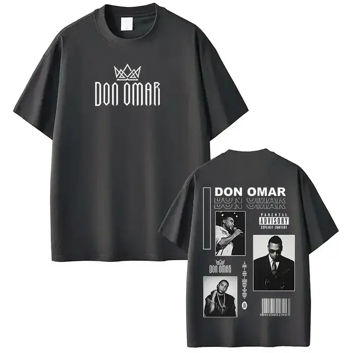 T-shirts imprimés album Don Omar pour l'été 2026 – T-shirts mode homme et femme à manches courtes, a