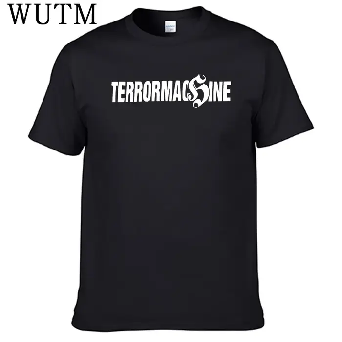 T-shirt Terrormachine pour hommes, 100% coton, nouvelle collection