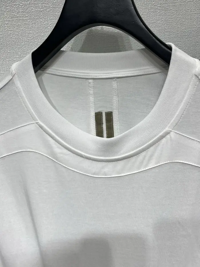 RO déconstruction épissage coupe couleur unie manches T-shirt hommes femmes haute qualité coton T petit haut t-shirts