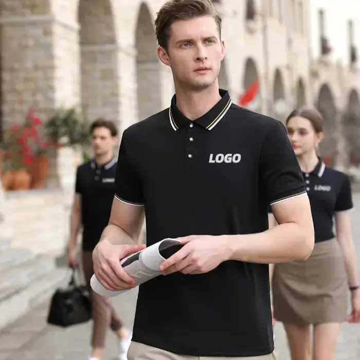Polos imprimés personnalisés hommes mode d'été conception personnalisée T-shirts à revers femmes décontracté à manches courtes hauts Camiseta
