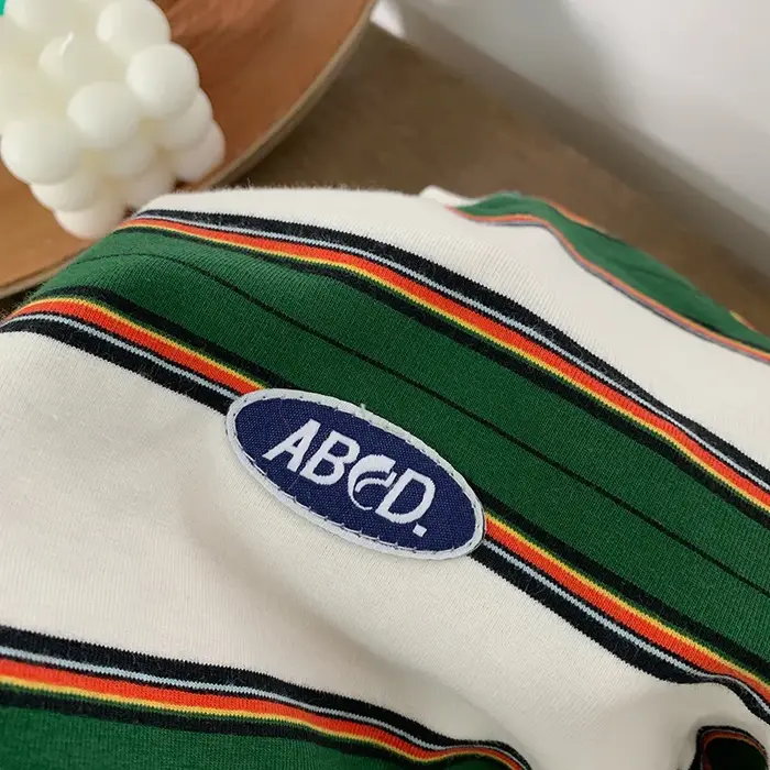T-shirts rayés pour enfants pour garçons filles de 2 à 10 ans