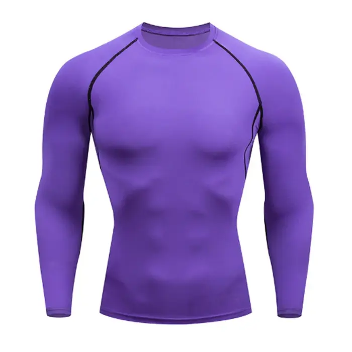 T-shirt de sport de compression respirant pour homme, coupe sèche, haute qualité, rashguard, jogging, course à pied, MMA, fitness, gym, Wagguard
