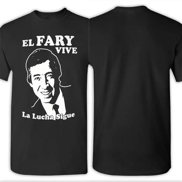 T-shirt surdimensionné d'été avec portrait du chanteur espagnol El Fary