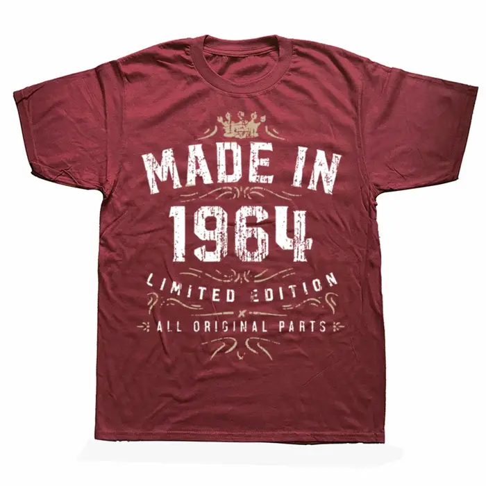 T-shirts drôles fabriqués en 1964 pour anniversaire