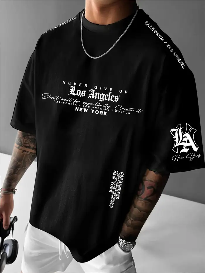 T-shirt imprimé pour hommes