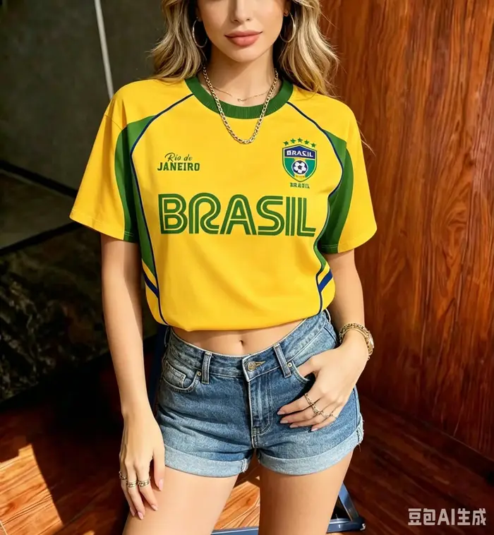 T-shirt de football du Brésil