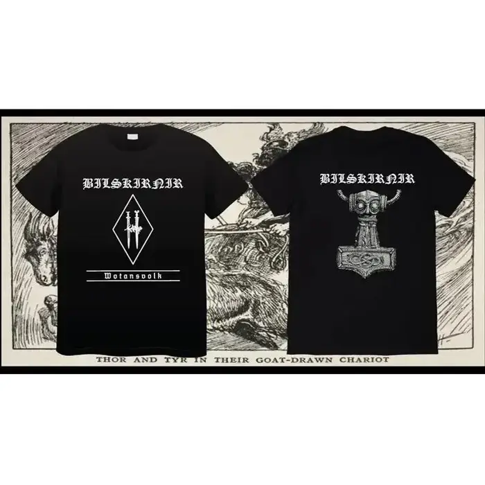 Bilskirnir t-shirt métal noir tailles S 5Xl