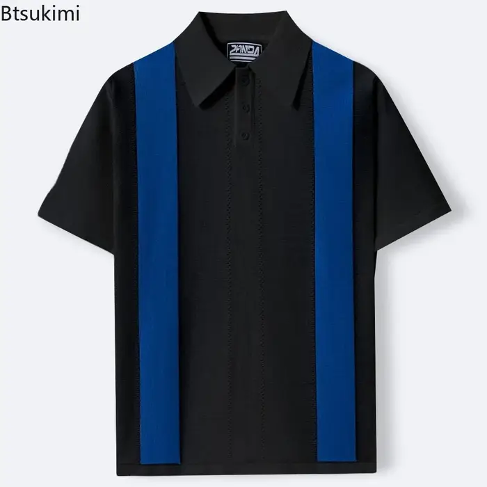 Polo Vintage rayé pour hommes
