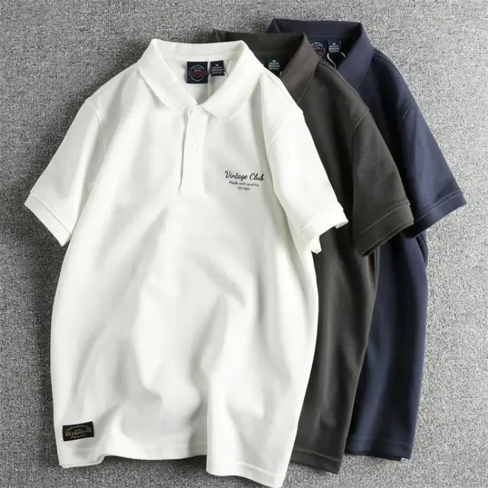 Polo à manches courtes pour hommes