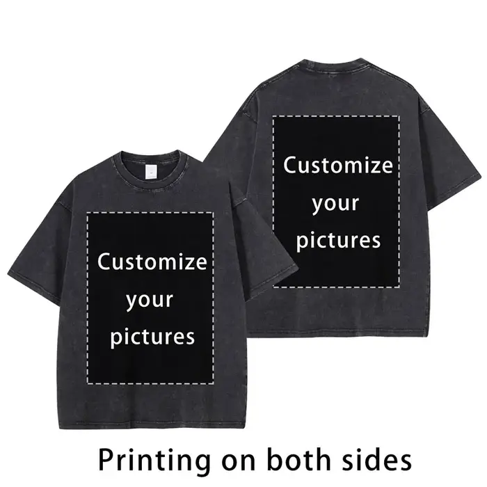 T-Shirt Vintage à Manches Courtes pour Homme et Femme