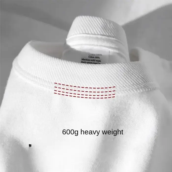 600 grammes 100% coton hommes surdimensionné lourd t-shirt été femmes à manches courtes haut décontracté