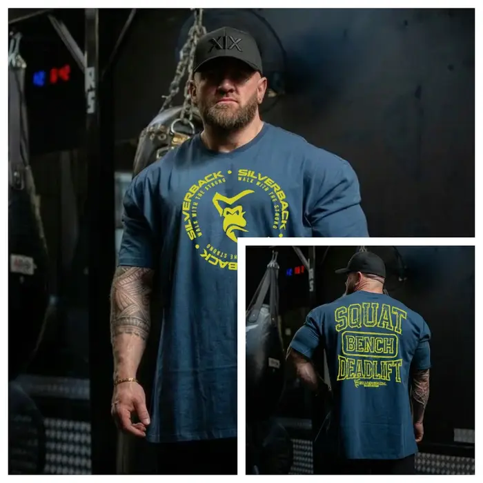 Nouveau T-shirt 2026 GYM avec imprimé Gorilla Squat Bench Deadlift