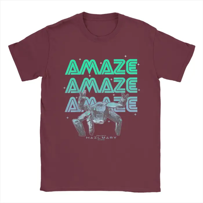 T-Shirt Vintage Project Hail Mary pour hommes