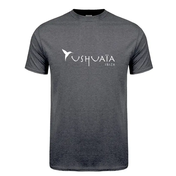 T-shirt Ushuaia Ibiza pour hommes été unisexe à manches courtes coton