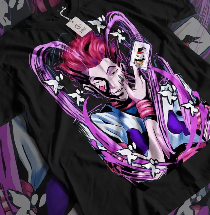 Hisoka T-Shirt Hunter X Hunter Manga Strip HXH Anime cadeau chemise unisexe toutes tailles