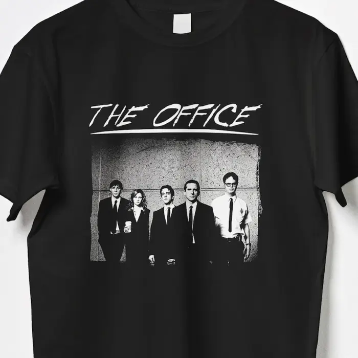 L'émission de télévision de bureau série Michael Scott Jim Halpert Dwight Schrute Pam Beesly imprimé T-shirt femme
